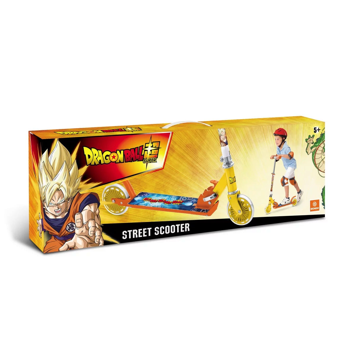PATINETE ALUMINIO DRAGON BALL 60X10X21CM
Patinete de aluminio plegable de Dragon Ball. Manillar ajustable en altura de 68 a 77,5 cm. Peso máximo 50 Kg. Edad recomendada +5 años.