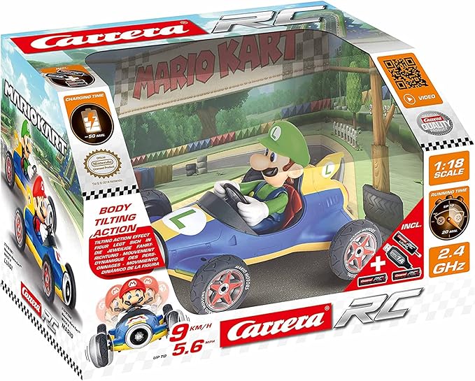 Coche radio control Luigi Mario Kart