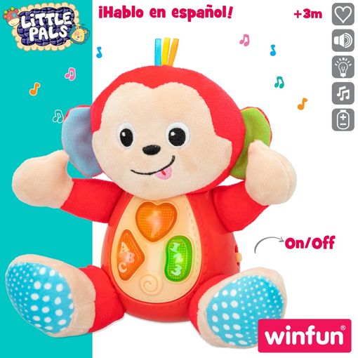 Winfun Peluche Interactivo M C/luz Y Sonido MONO