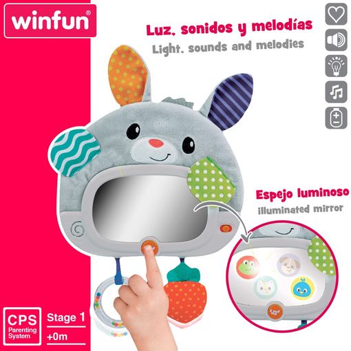 Winfun Espejo Para Cuna Interactivo C/luz Y Sonido