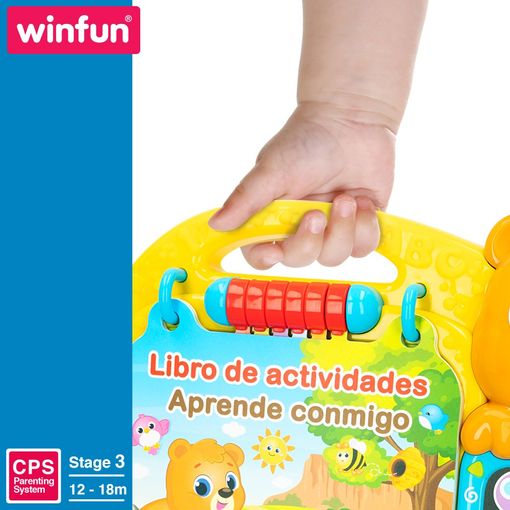 Libro Interactivo Preescolar "Mis Amigos Los Animales" con Luz y Sonido