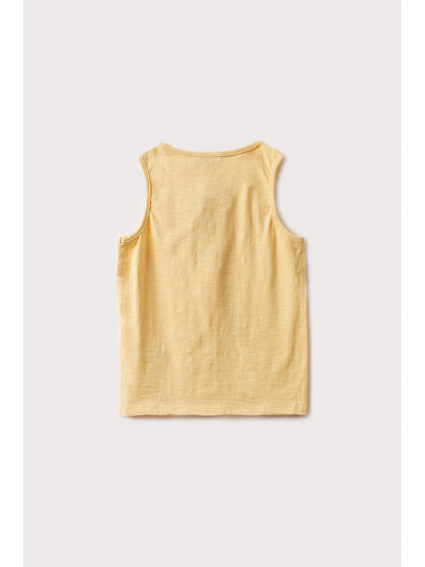 Camiseta de tirantes niño color vainilla Street Monkey | Básica verano | 2 a 16 años