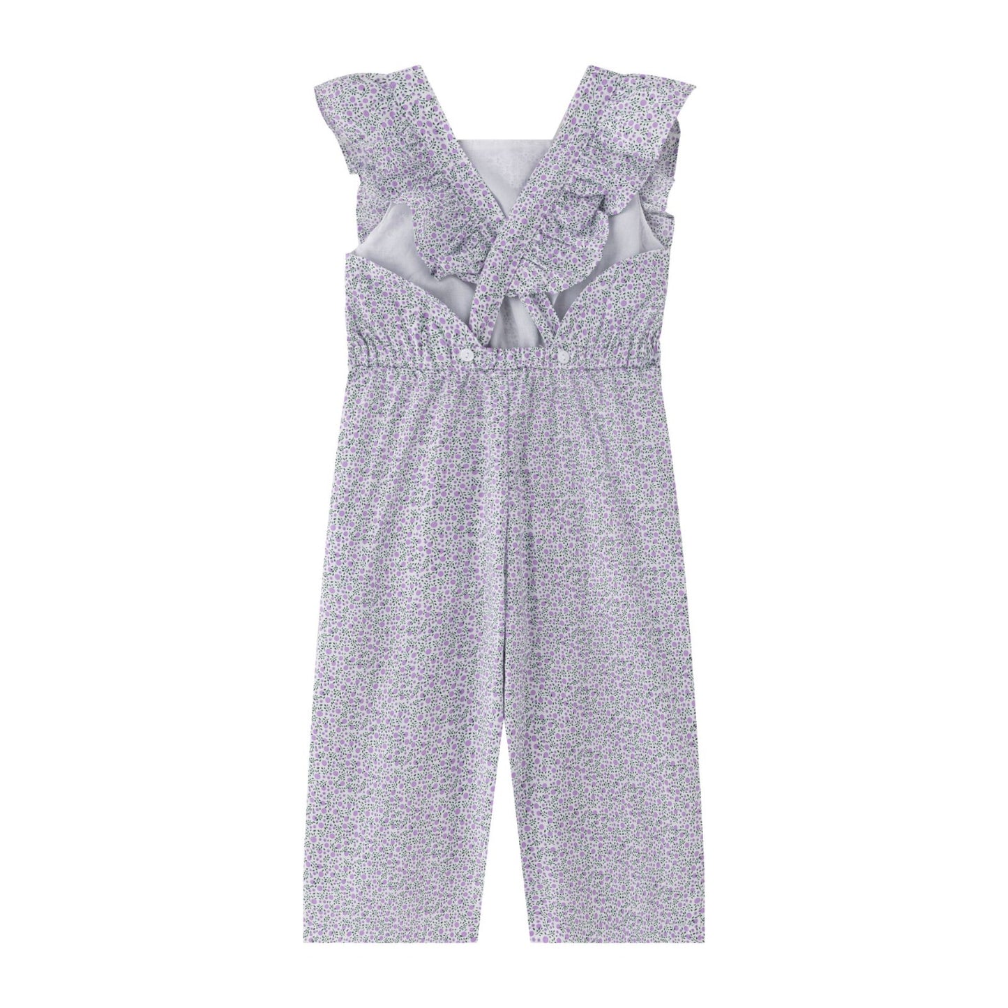 Mono floral morado niña 3-10 años