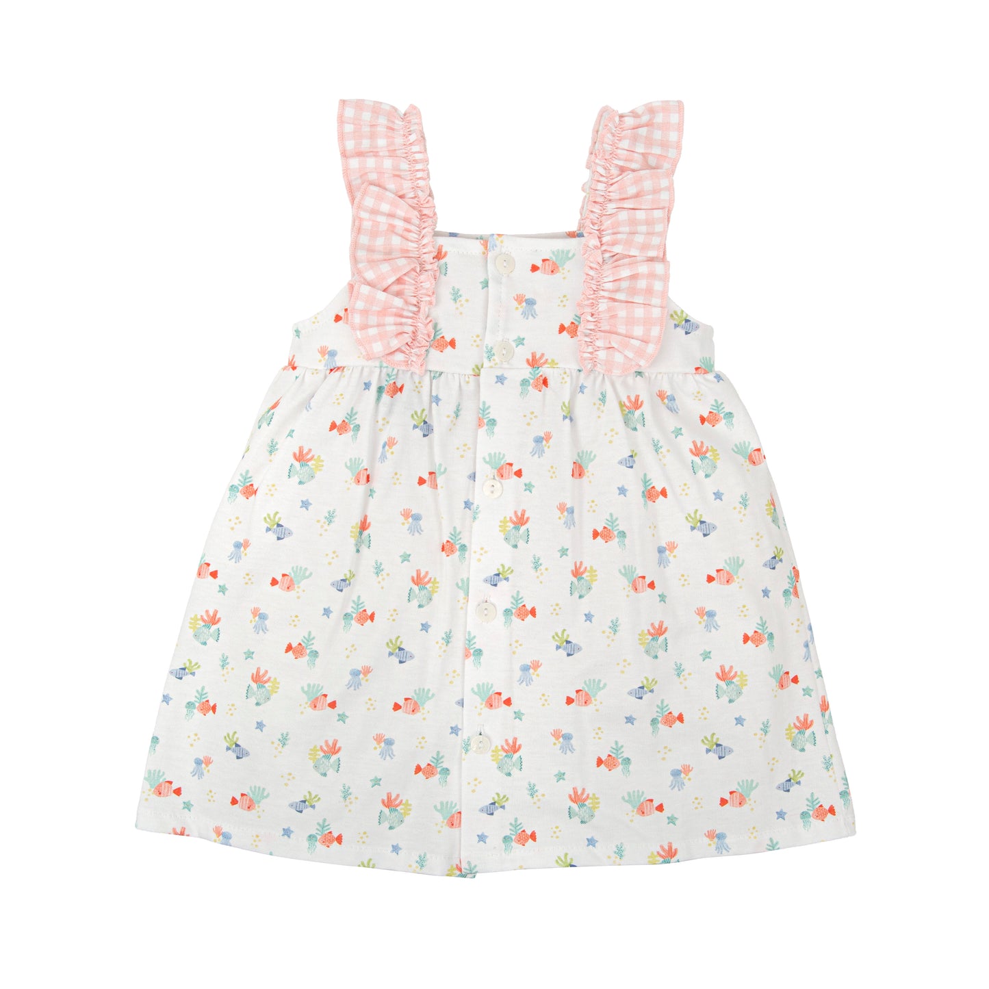 Vestido niña Familia Ternura Babidu con volantes – De 12 meses a 8 años