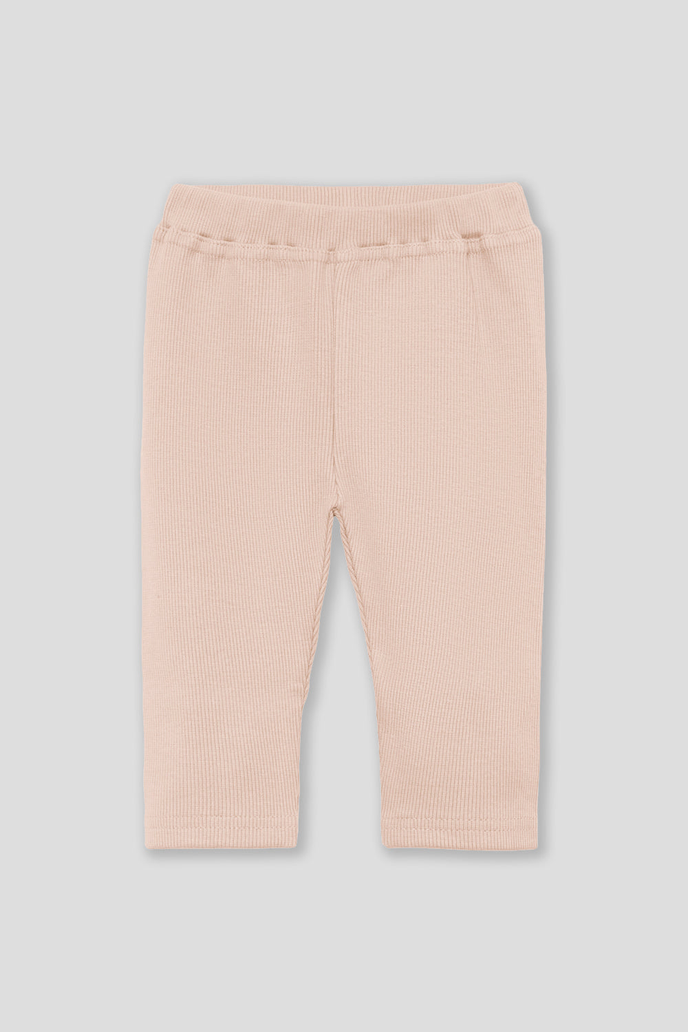 Leggings Beige de Canalé para Niña Recién Nacida – Tallas 1 a 24 Meses | Siju Moda Infantil