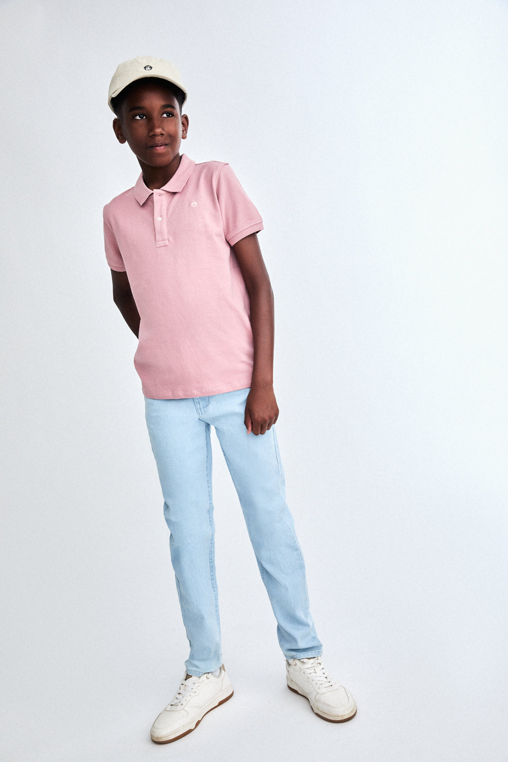 Pantalón Vaquero Skinny Elástico Niño Denim Claro – Tallas 6 Meses a 16 Años | Siju Moda Infantil