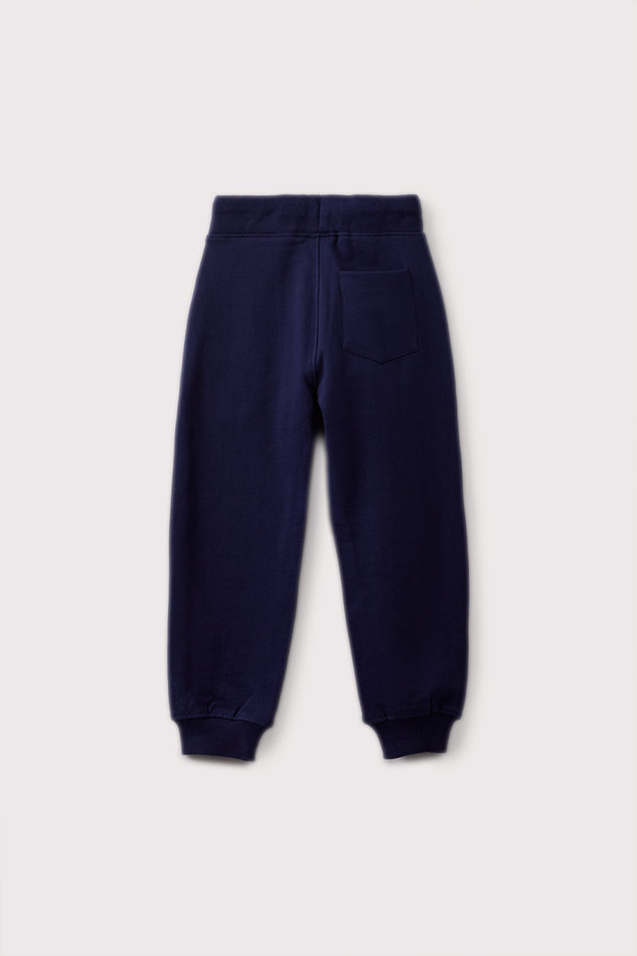 Pantalón Jogger de Algodón Perchado Marino para Niño – Tallas 6 Meses a 16 Años | Siju Moda Infantil
