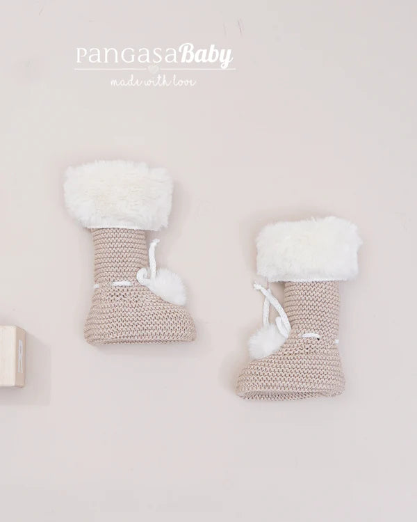 Botitas Forro Polar arena - Pangasa Baby