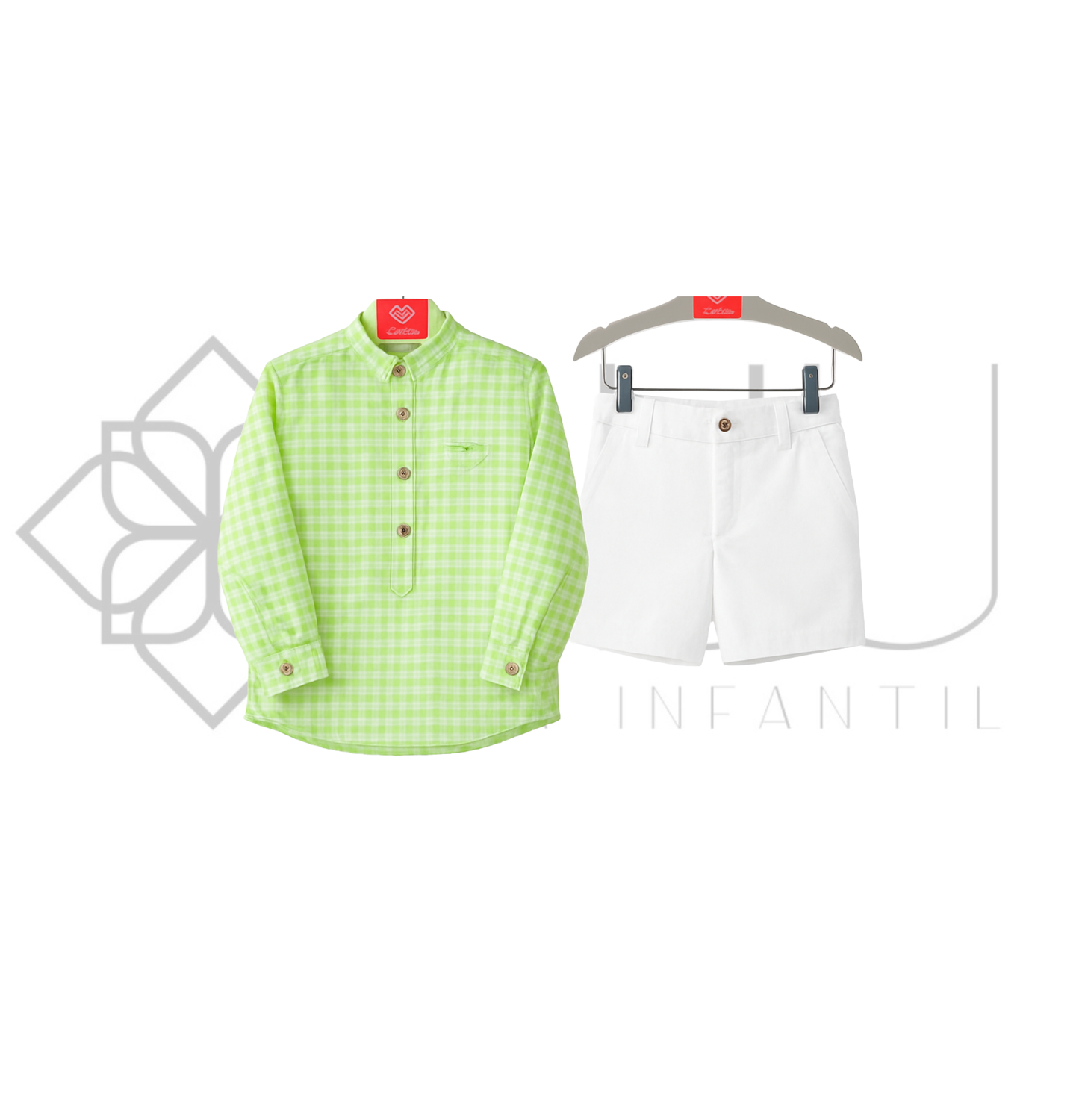 Conjunto niño Catanzaro Del Sur | Camisa y bermuda | Tallas 2 a 8 años