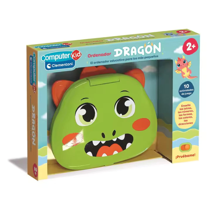 Ordenador Educativo Dragón para Niños (+2 años)🐉💻 Clementoni