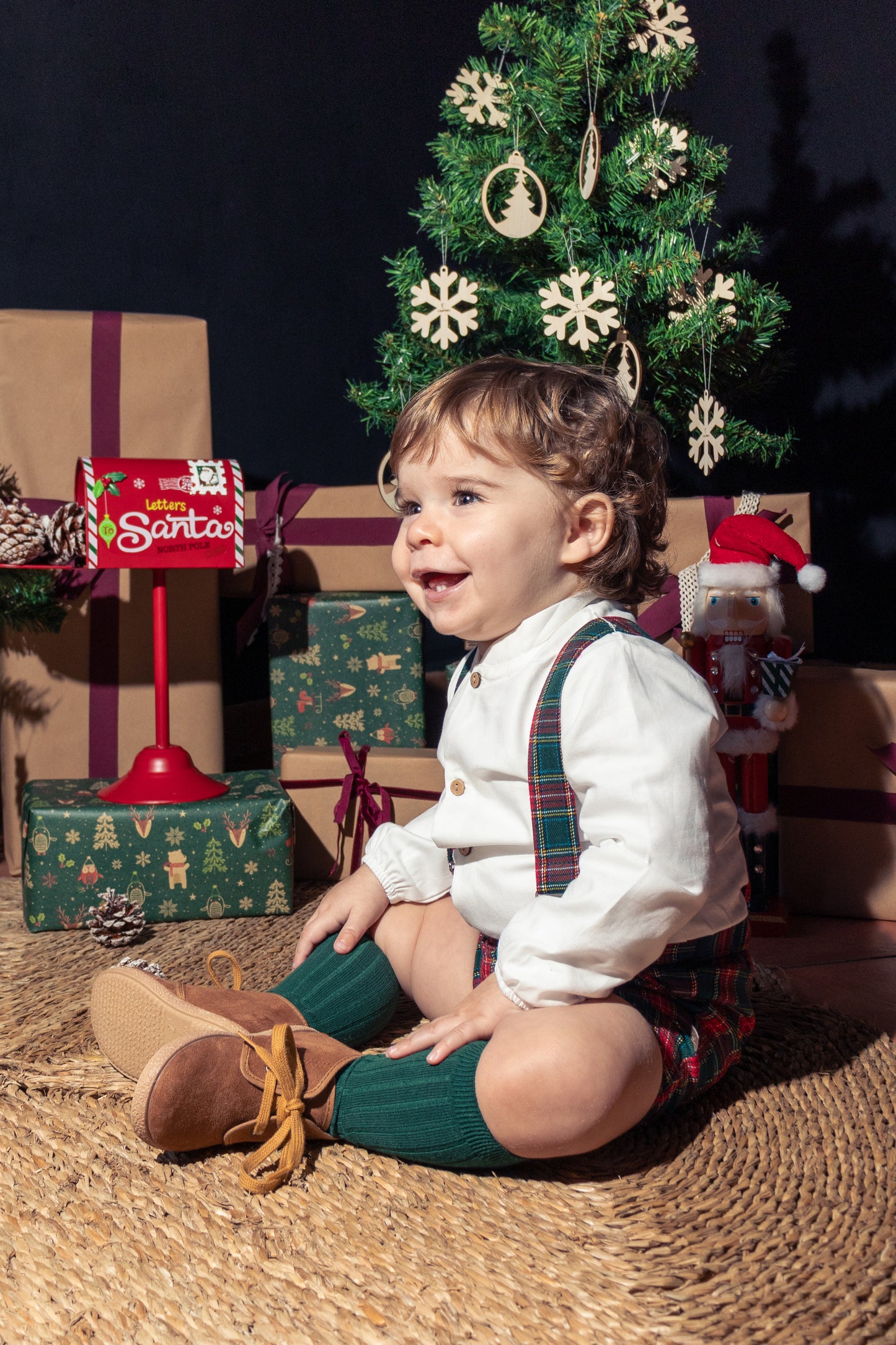 Conjunto Pololo Galerna Niño Bebé 3-36 Meses | Colección Navidad Calamaro