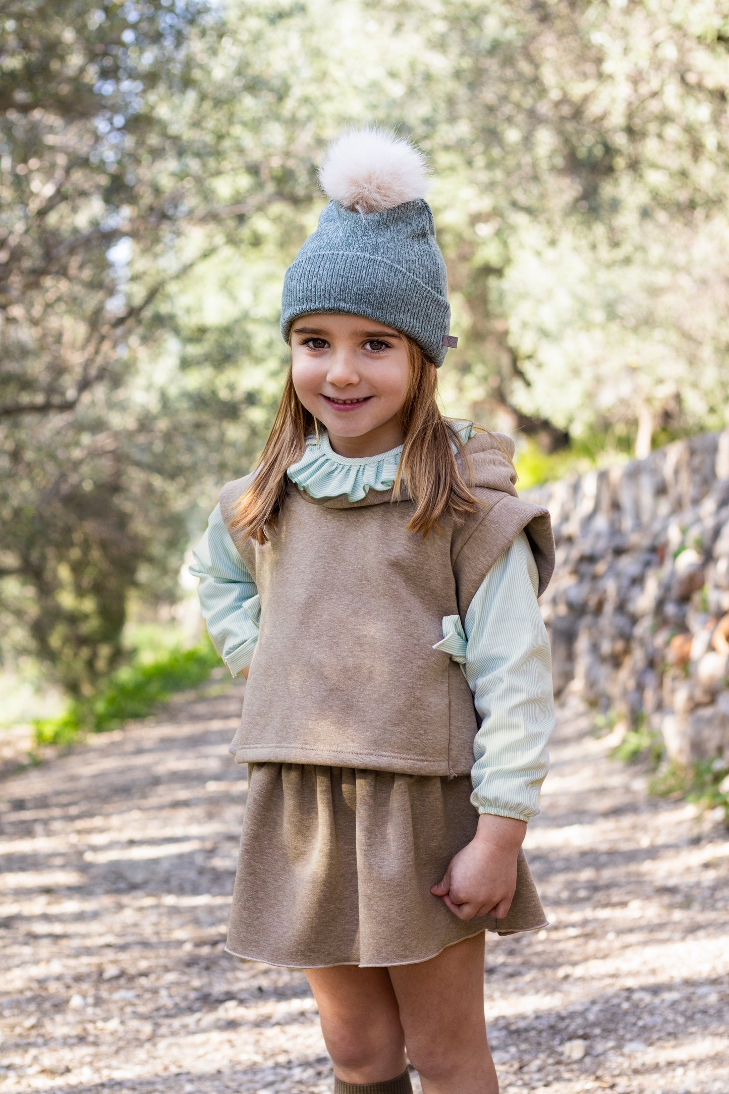 Conjunto Sport Simún niña 3-6 años Calamaro con falda | 100% algodón