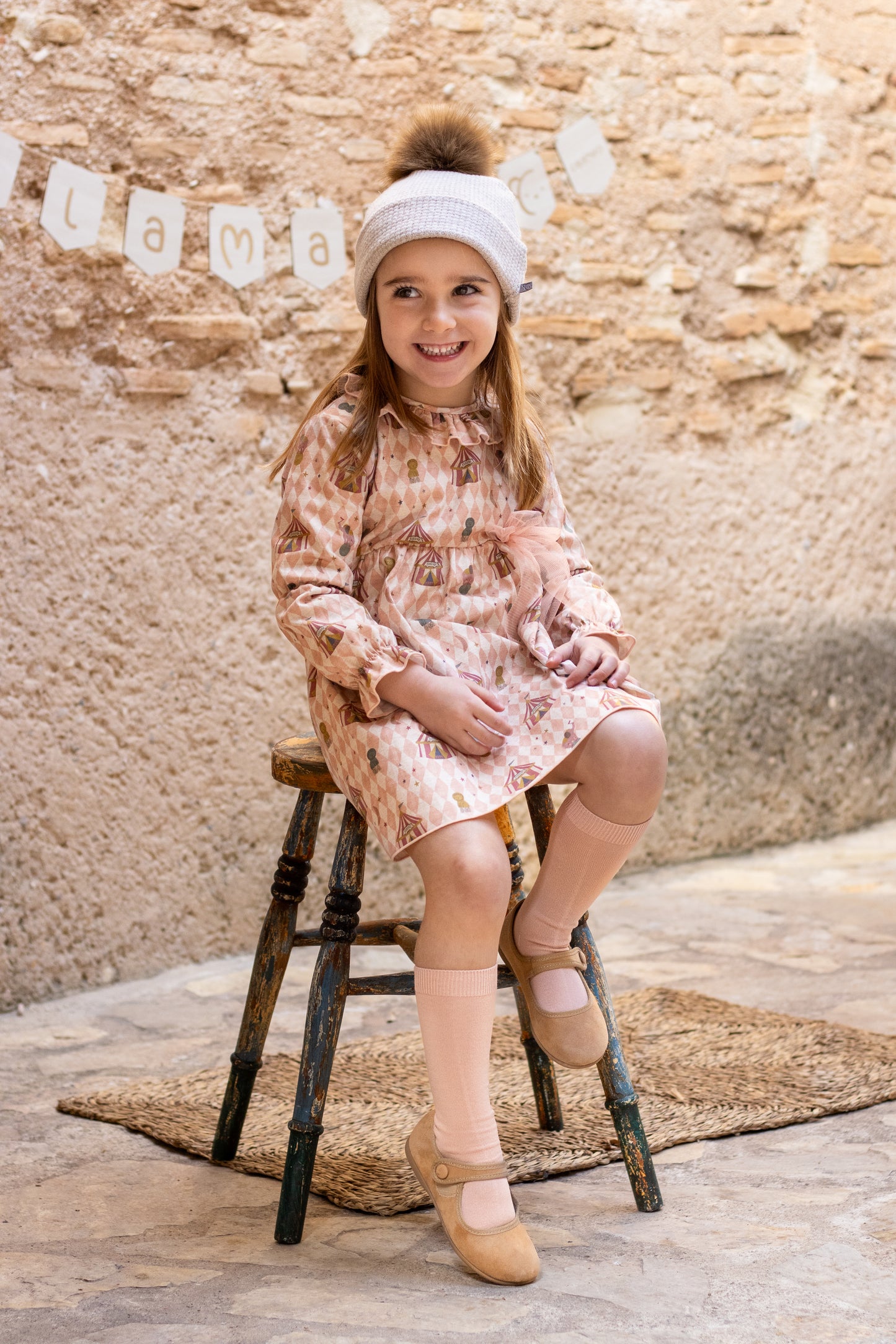 Vestido Mistral niña – Calamaro (6 meses a 6 años) 100% algodón