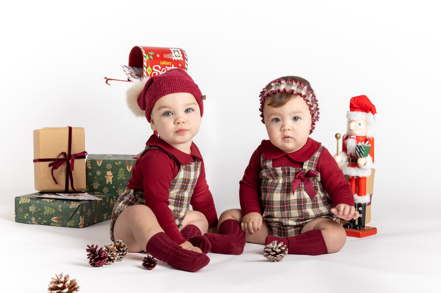 Peto Boreas Calamaro bebé 1-24 meses | Navidad 2025/2026 | 100% algodón