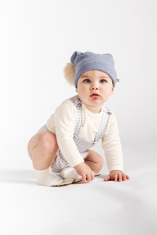 Conjunto Pololo Berg Azul Calamaro | Bebé Niño 1-36 Meses