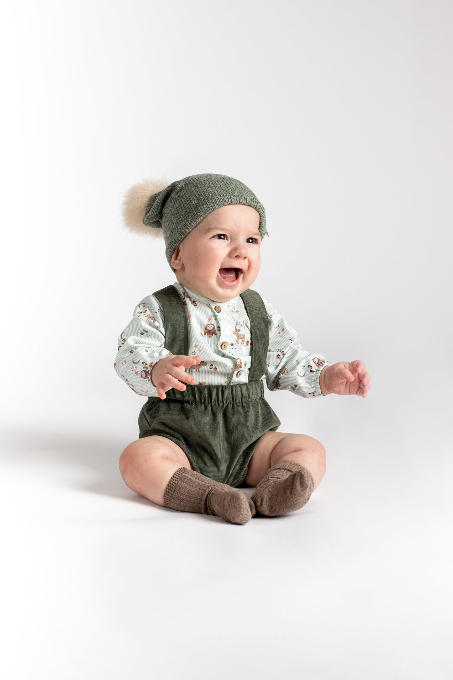 Conjunto Pololo Simún bebé niño Calamaro 100% algodón (1-36 meses)