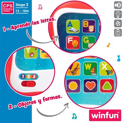 Tableta Educativa I-Fun Pad Winfun: Diversión y Aprendizaje para los Más Pequeños