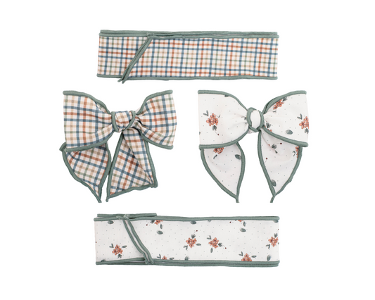 Complementos Chamsin Calamaro | Cintas y lazos bebé y niña a juego