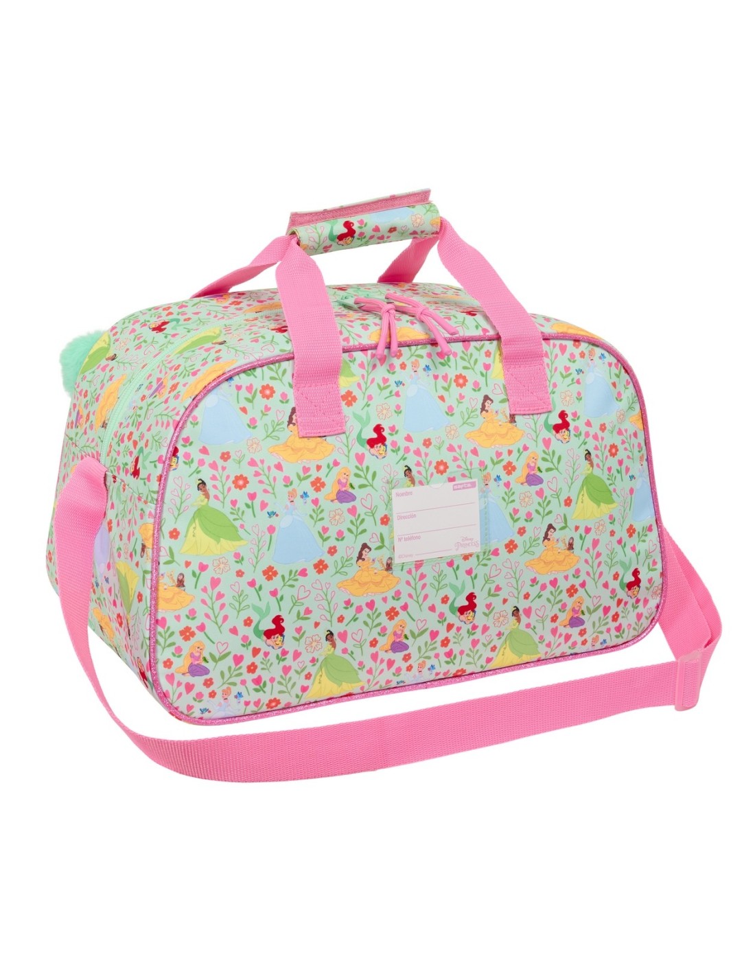 Bolsa Deporte Oficial Princesas Disney con Bandolera y Cremallera