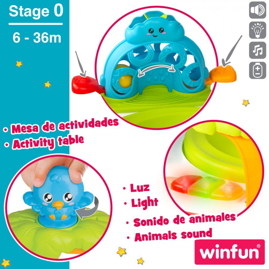 Winfun Centro de actividades con asiento