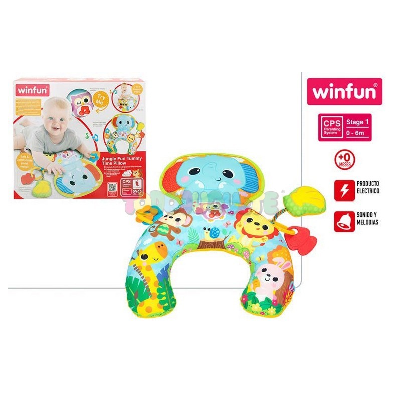 Cojín Musical para Bebé con Sonajeros y Luz Winfun - Estimulación Sensorial y Diversión | SIJU