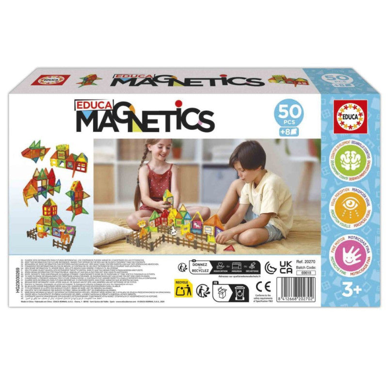 Educa Magnetics Park Zoo 50 Piezas Juego de Construcción