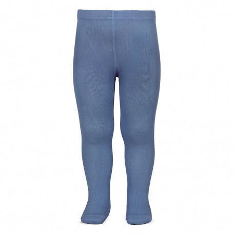 💙 Leotardos Cóndor Básicos Punto Liso Azul Francia | Tallas 000 a 16 años