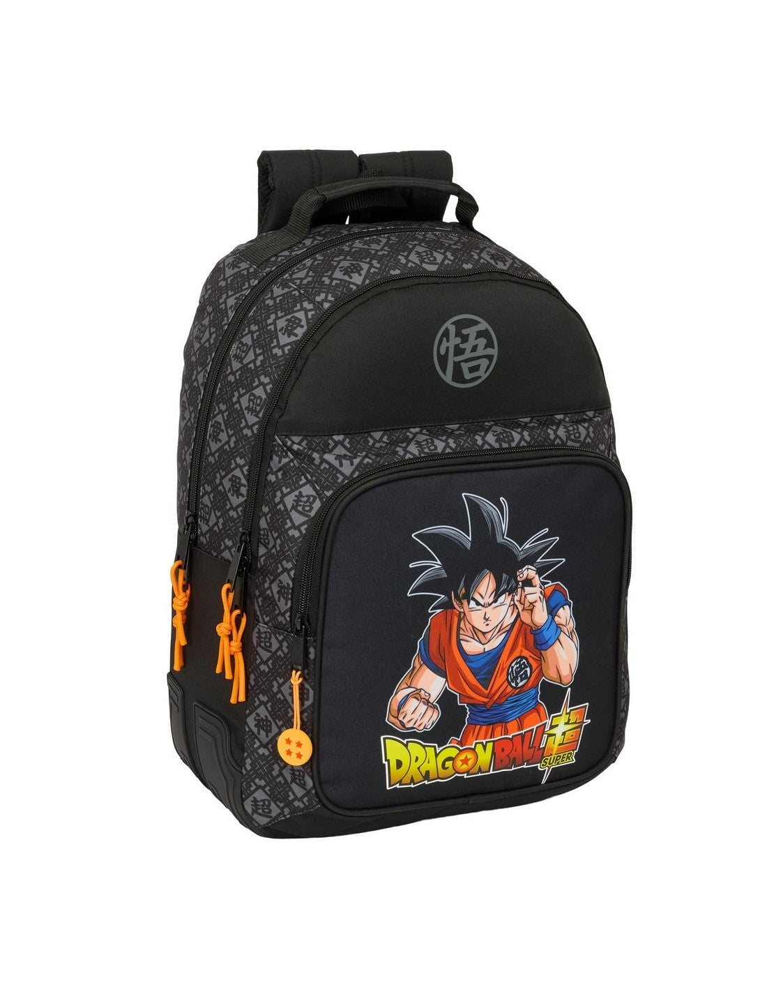 Mochila Adaptable Dragon Ball Doble Compartimento con Cantoneras Safta