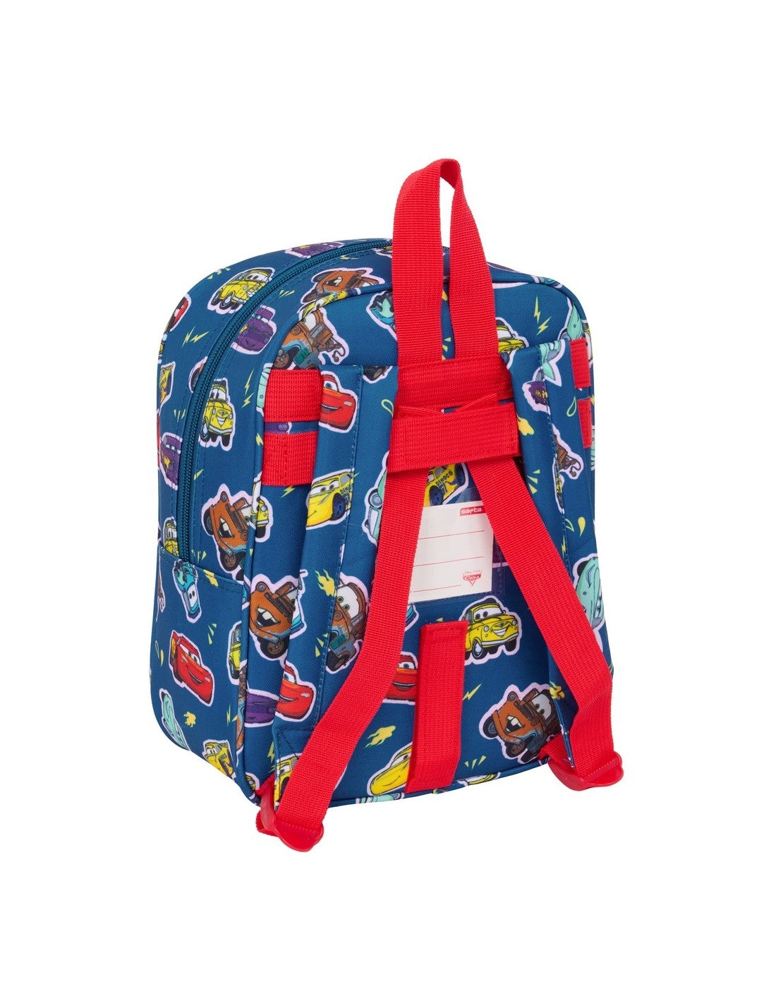Mochila Guardería Cars Adaptable Carro Sin Carro Dimensiones 22x27x10