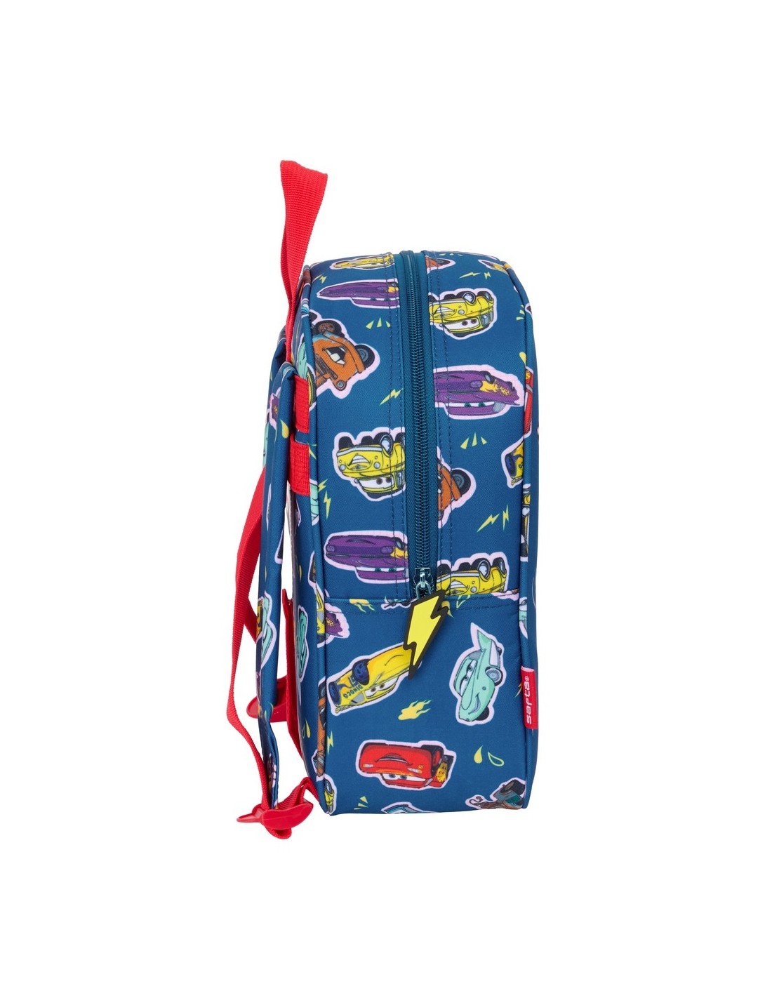 Mochila Guardería Cars Adaptable Carro Sin Carro Dimensiones 22x27x10