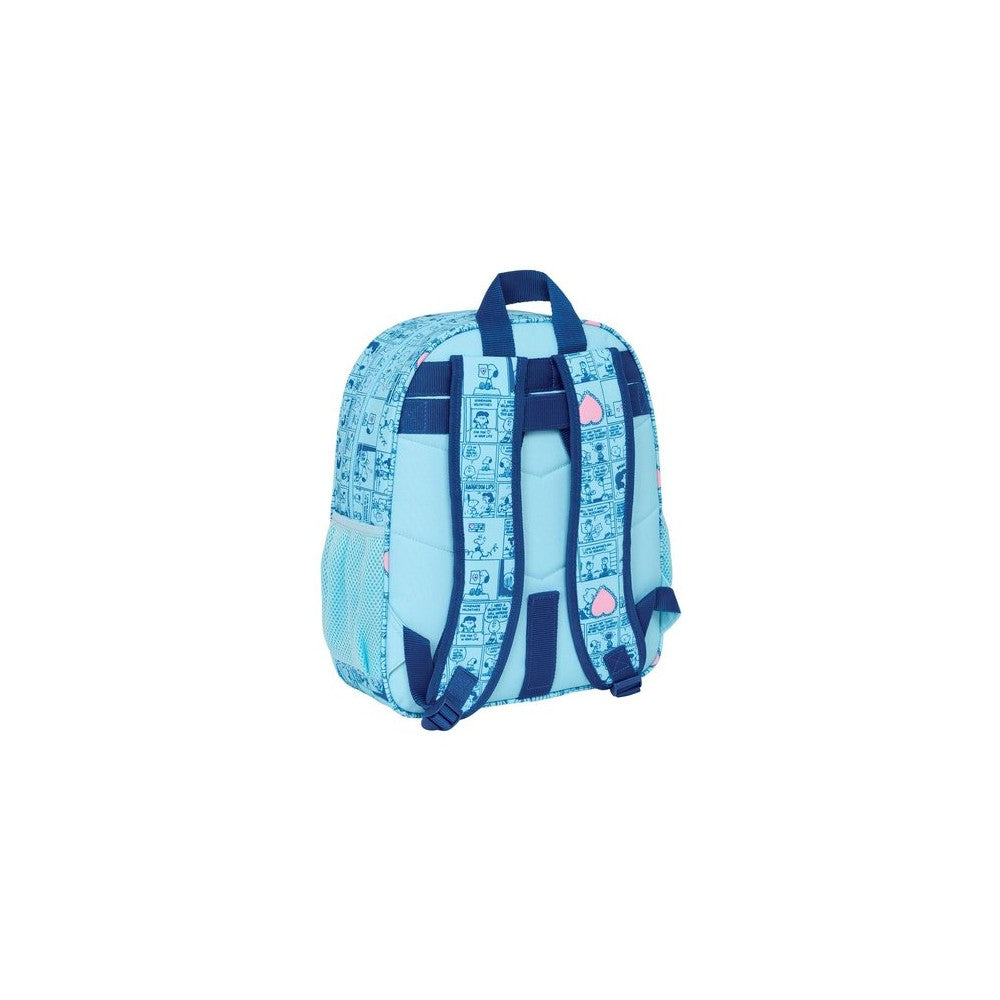 SNOOPY MOCHILA JUNIOR 38 CM ADAPTABLE A CARRO LOVE