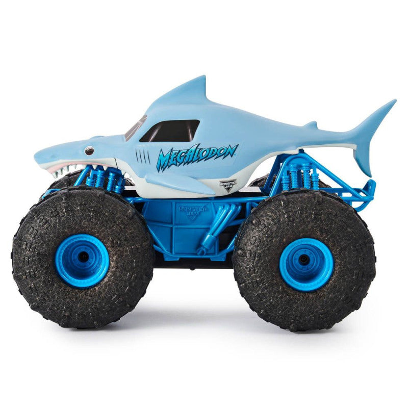 Monster Jam RC Megalodon Storm – Camión Teledirigido Todo Terreno 1:15