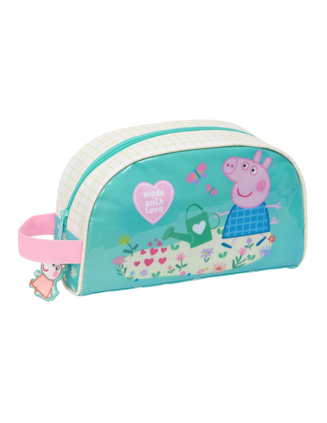Neceser Adaptable Peppa Pig Sin Carro con Bolsillo y Asa de Mano