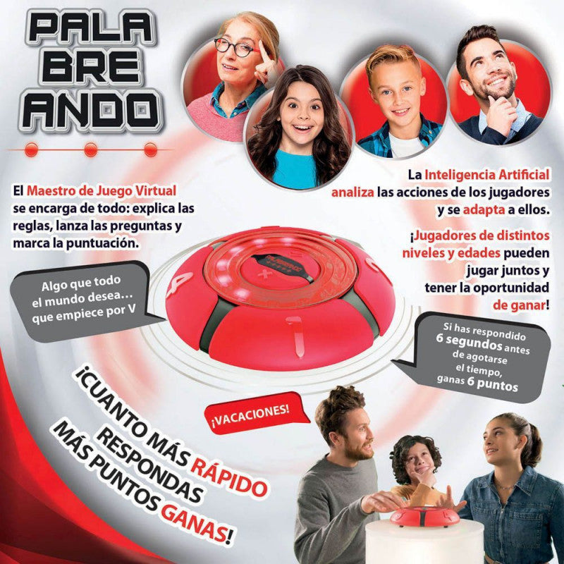 Juego de Mesa "Palabreando" de Educa Borras – Diversión Educativa para Toda la Familia
