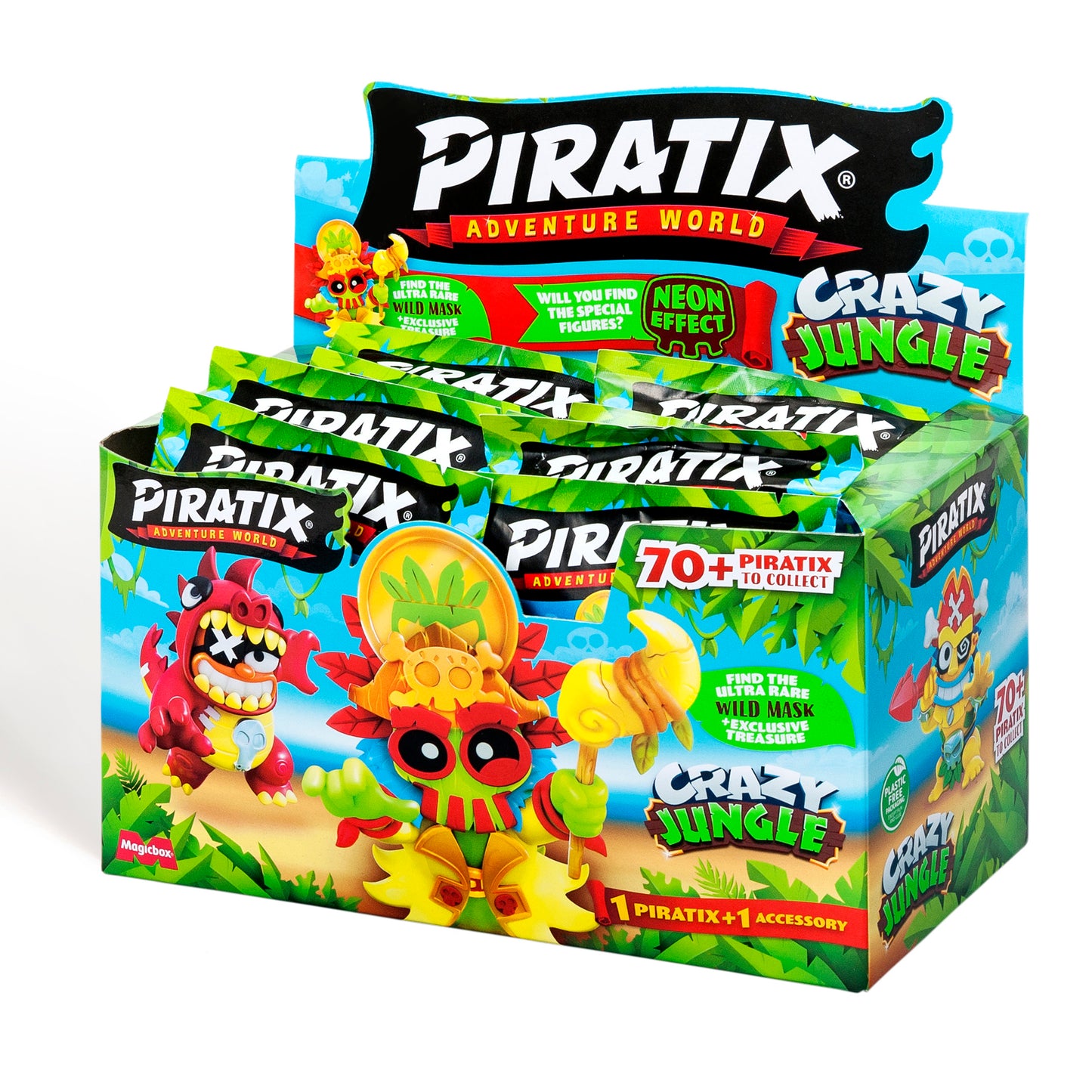 Figura piratix crazy jungle sobre one pack