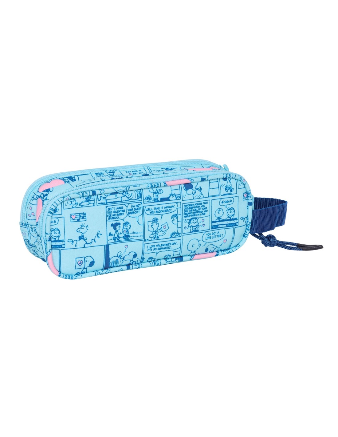 Estuche Doble Licenciado Snoopy con Asa