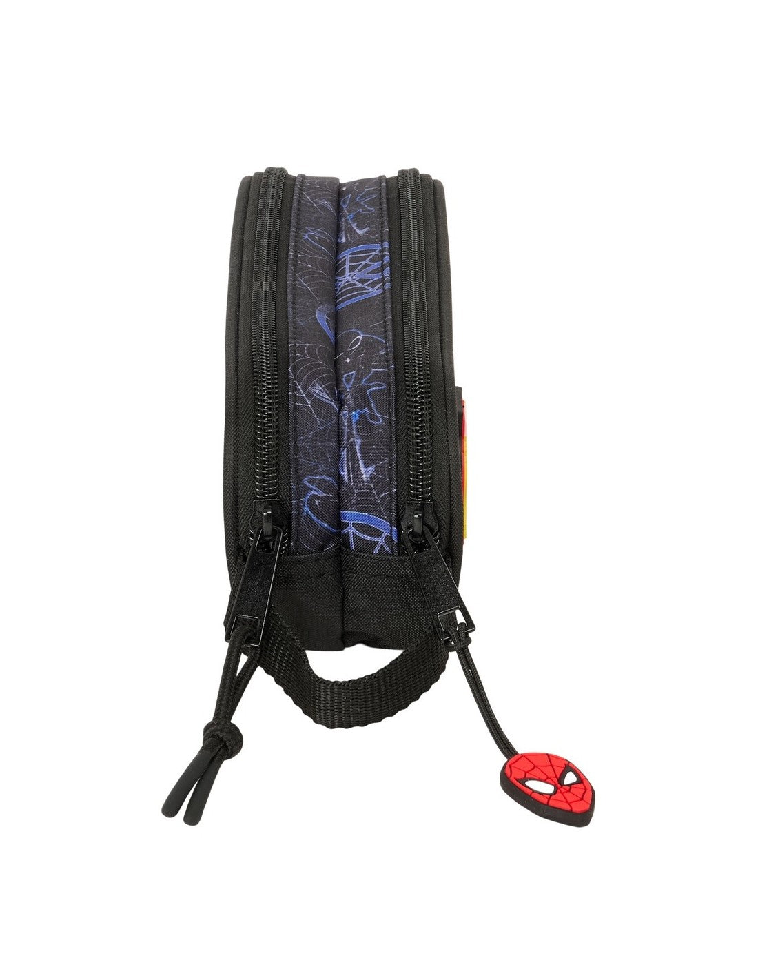 Estuche Portatodo Doble Spider-Man 2 Cremalleras Oficial Marvel 21cm