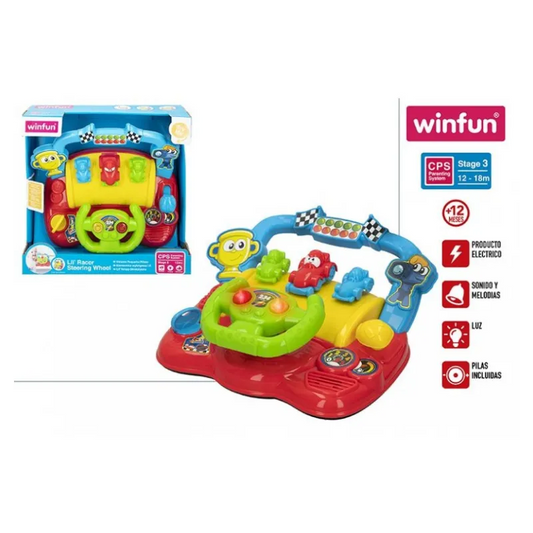 Volante Didáctico Winfun con Luz y Sonido para Bebés