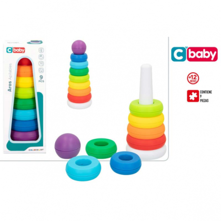 Torre apilable 9pcs redondeada