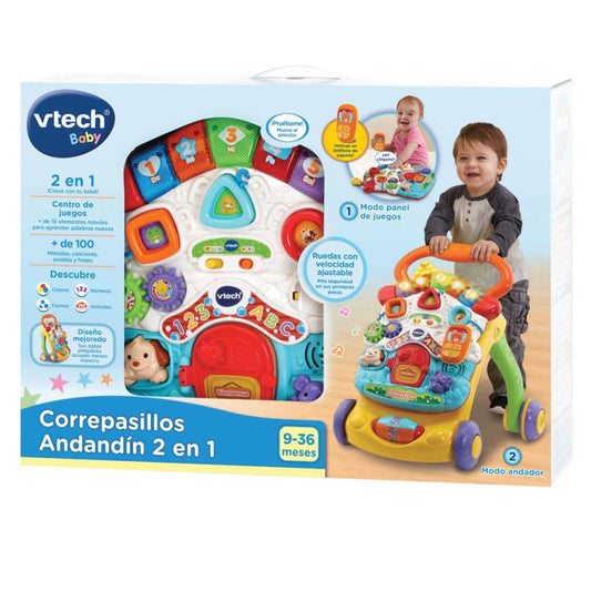 VTech Correpasillos Andandín 2 en 1: Diversión y Aprendizaje para los Primeros Pasos