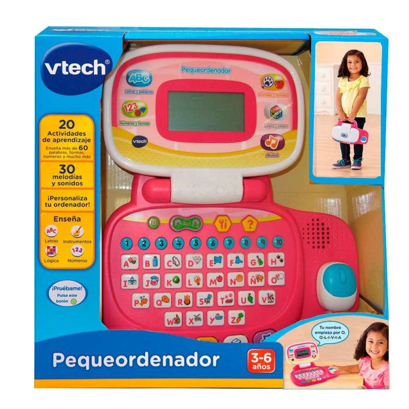Pequeordenador Ordenador Infantil Rosa Vtech