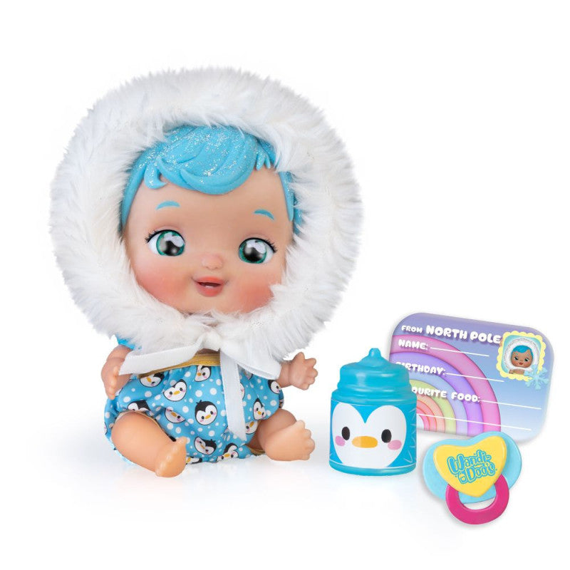 Muñeco Bebé Interactivo Wandi-Doo Blue Eskimo – ¡Cuida y Juega!