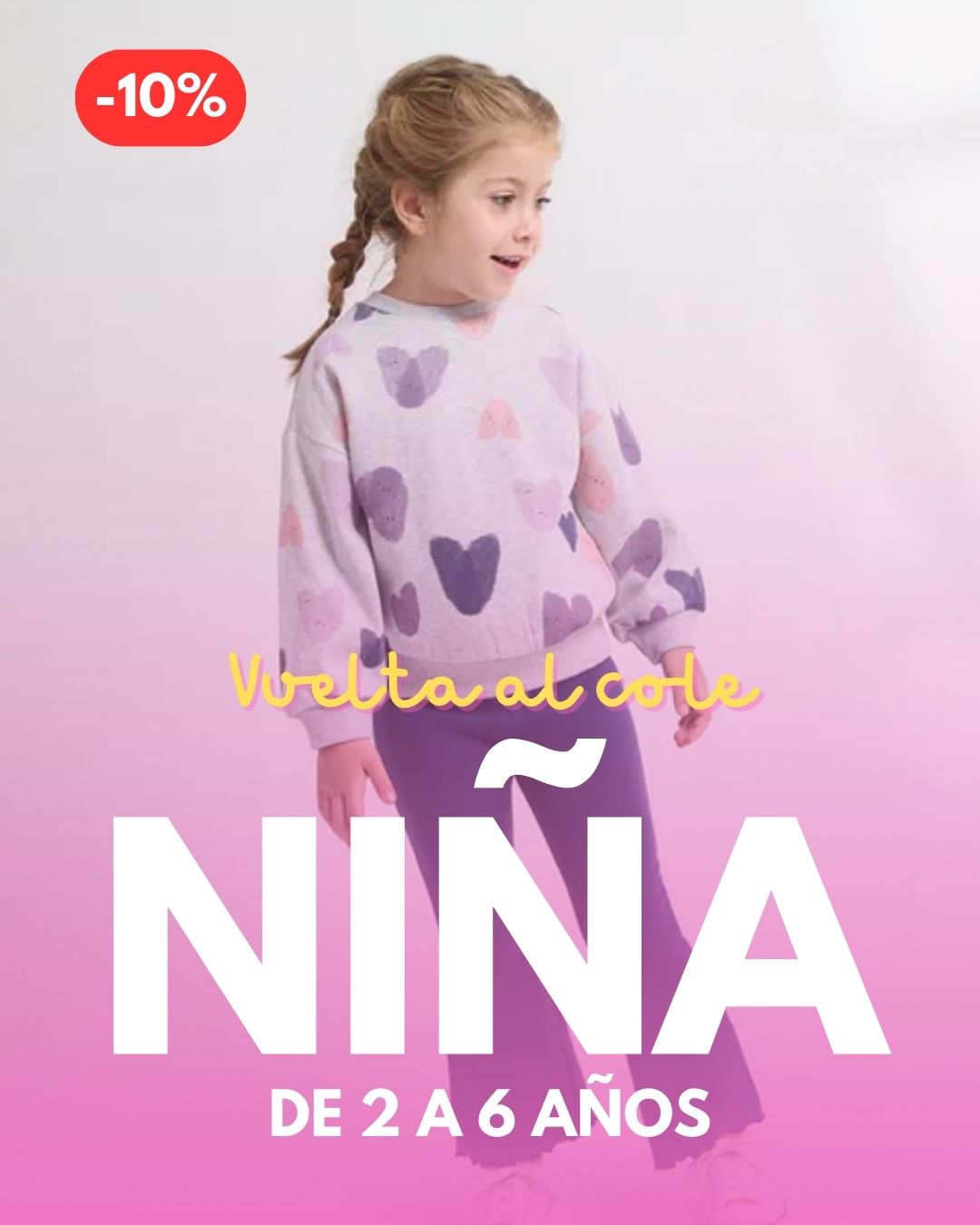 Vuelta al Cole Niña 2-6 Años | Moda Infantil Cómoda y Bonita