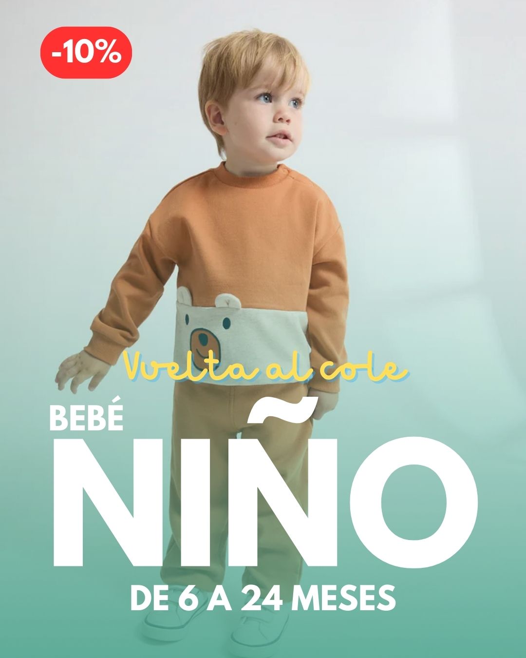 Vuelta al Cole Bebé Niño 6-24 Meses | Ropa Cómoda y Práctica