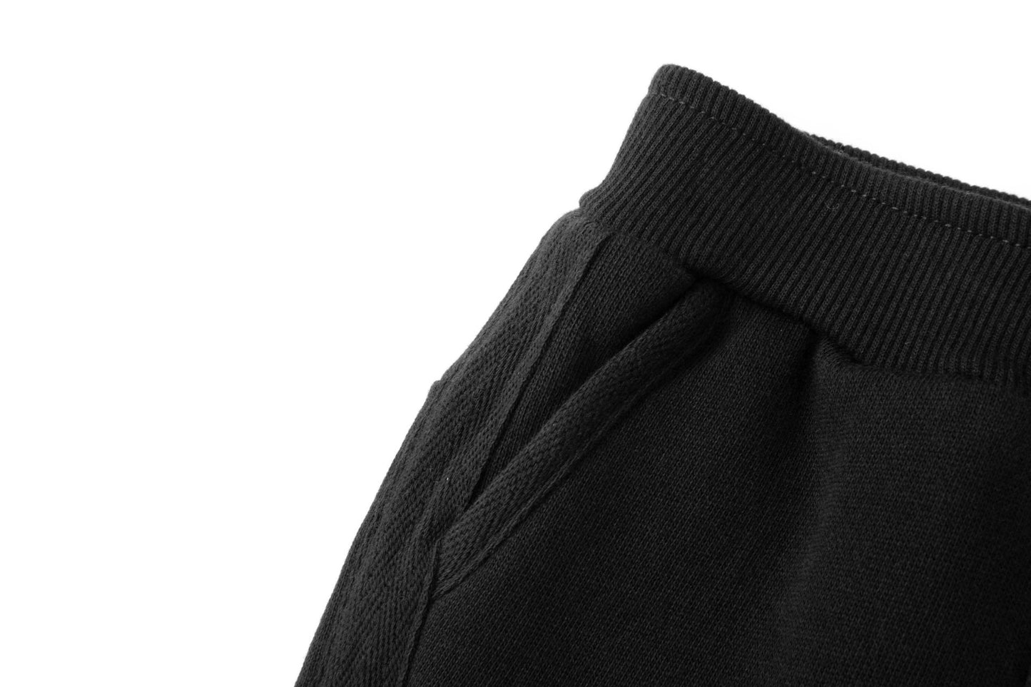 Pantalón Básico Bebé Niño Negro con Bolsillos y Puños Elásticos 👶🖤 (6-30M) BBV71153