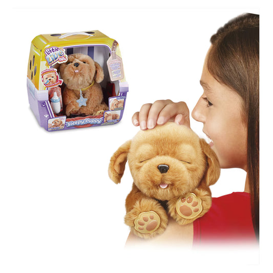 Peluche interactivo Perrito Sleepy Puppy Little Live Pets FAMOSA