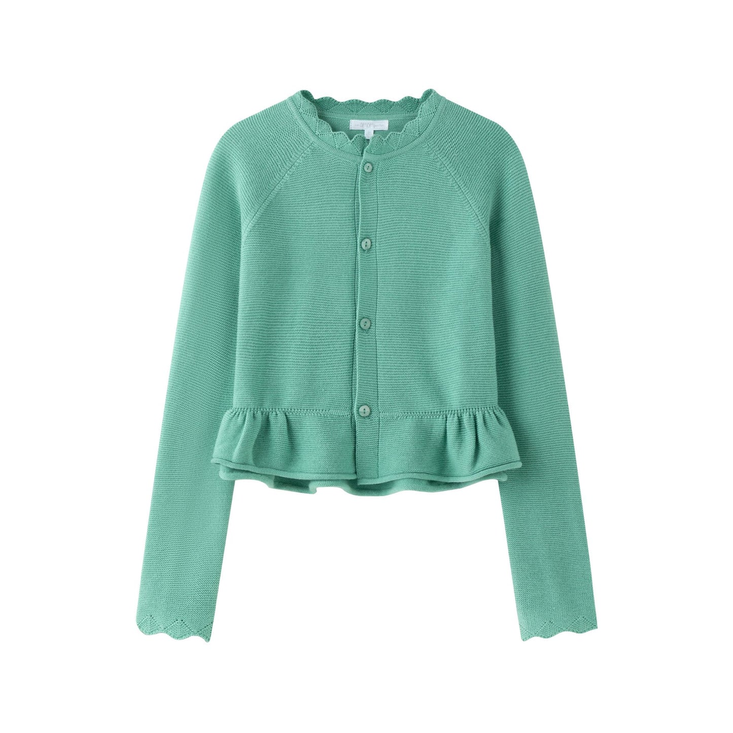 Chaqueta verde agua