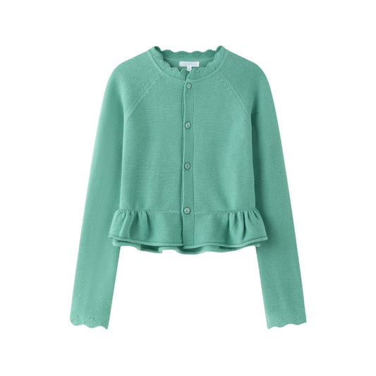 Chaqueta verde agua