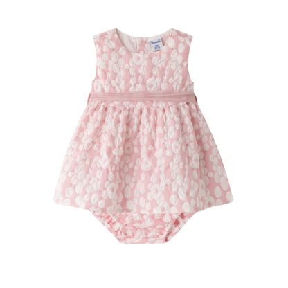 Jesusito rosa con tull ceremonia niña bebe 6-24 meses