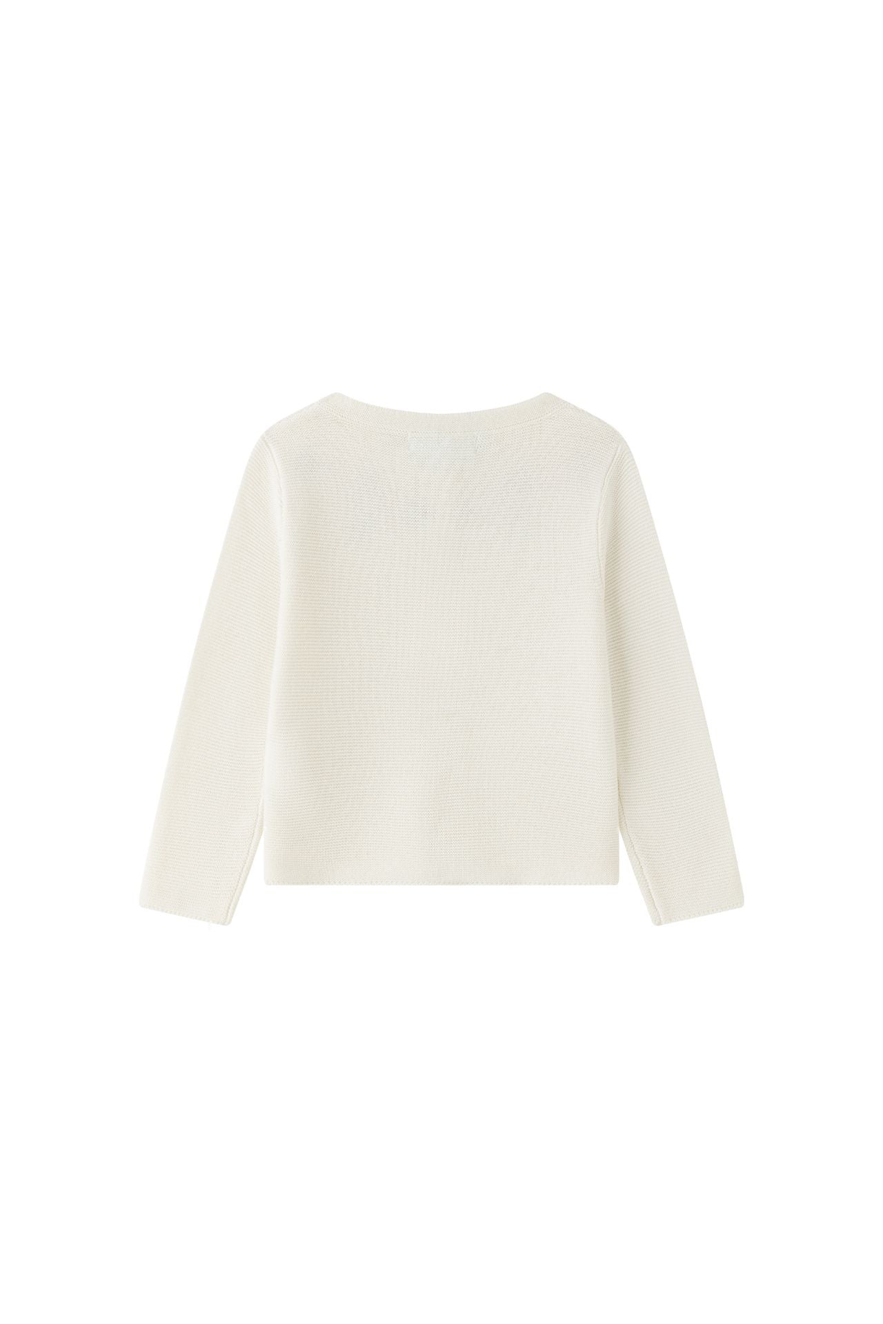 Chaqueta punto bebé niña color crudo 🤍- BGV84594